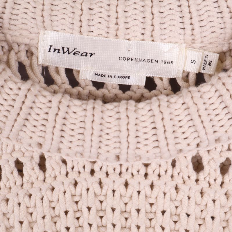 Närbild på märketikett InWear