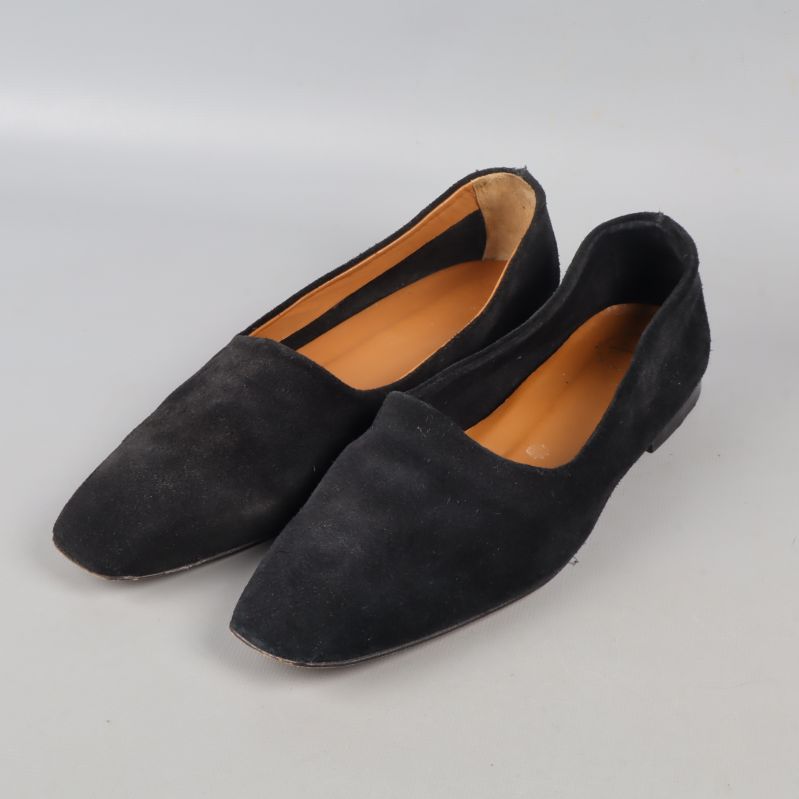Svarta ballerinas med låg klack