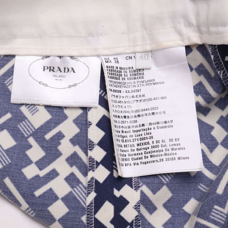 Prada och materialetikett