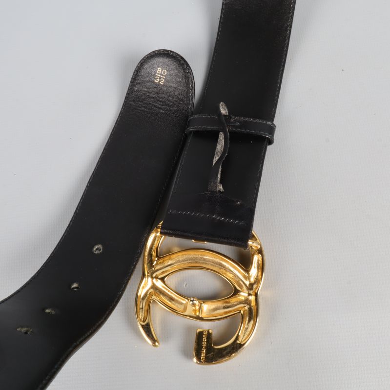 Insidan av bältet med storlekskod