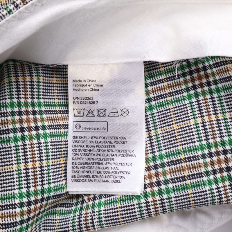 Materiallapp med blandning av polyester, viskos och elastan