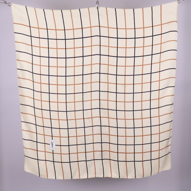 Stor rutmönstrad scarf