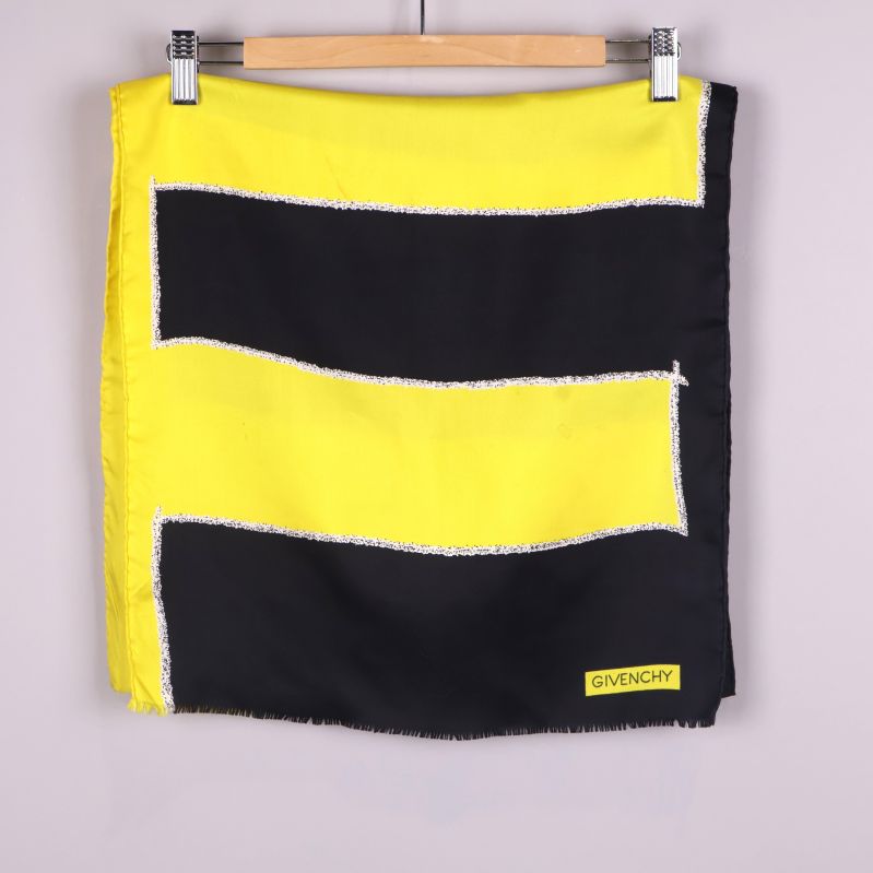 Svart och gul scarf 