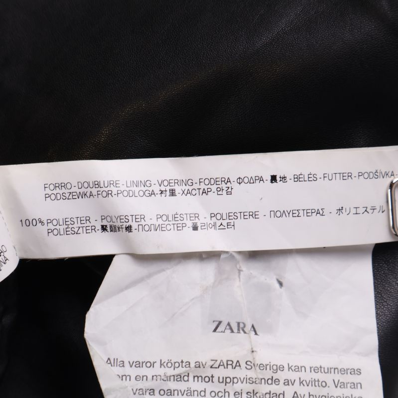 Materiallapp med text 100% Polyester för fodret