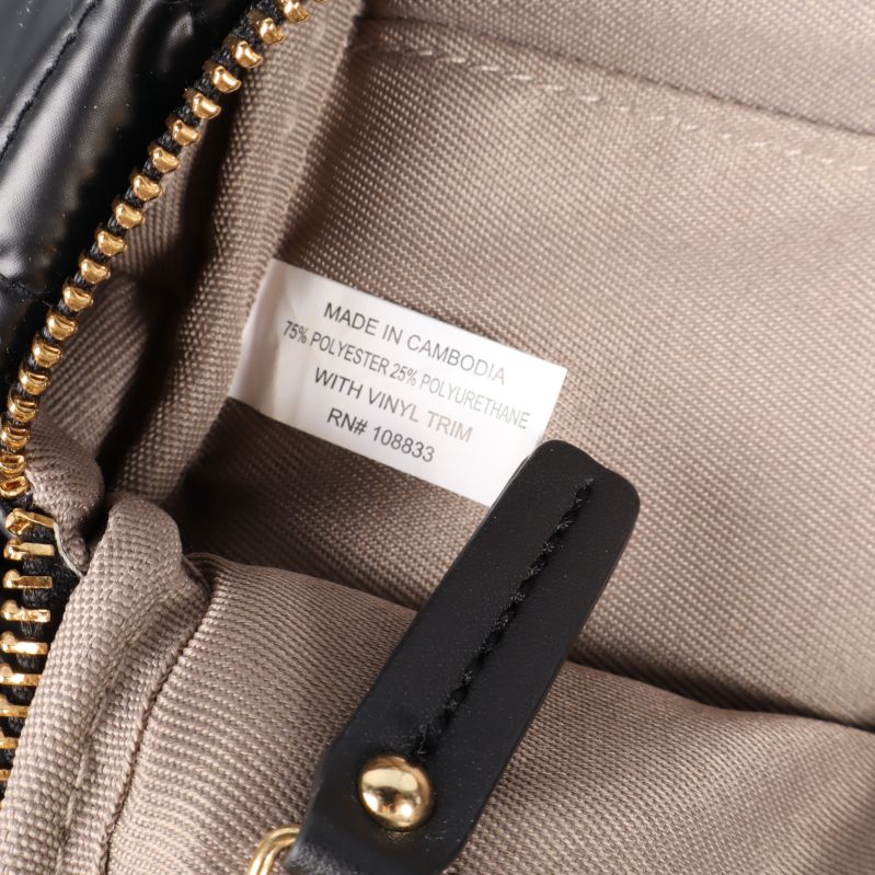 Materiallapp visar polyester och polyuretan-blandning