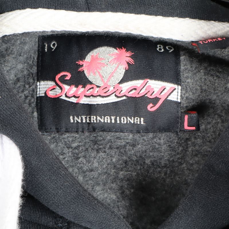 Superdry inneretikett med storlek L