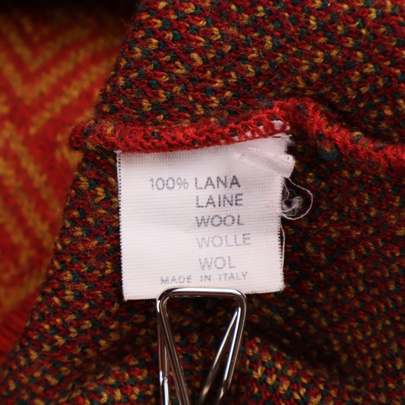 Materiallapp med information om 100% ull