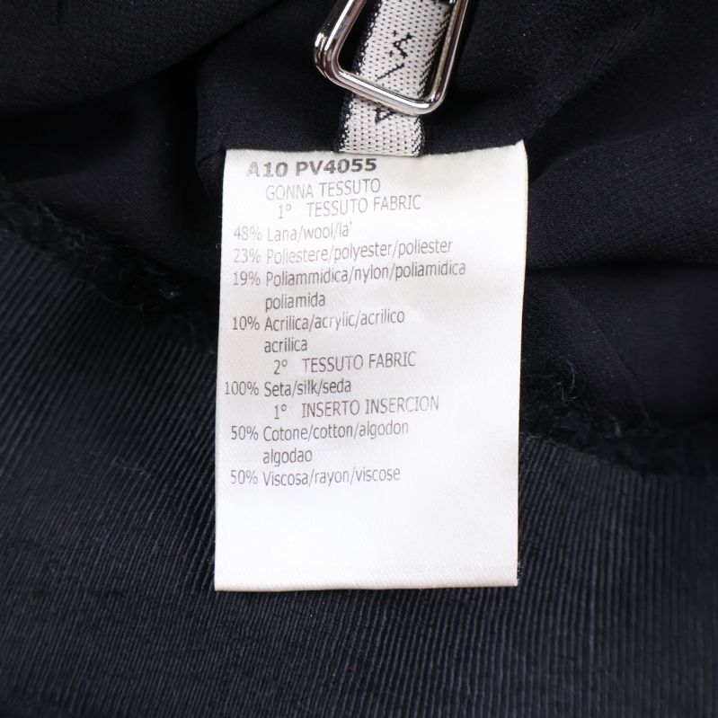 Materialetikett med detaljerad sammansättning