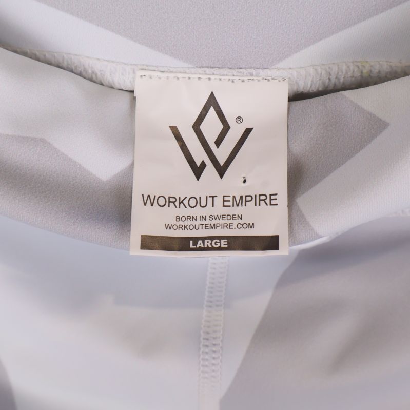 Logotyp och storlekslapp Workout Empire storlek Large