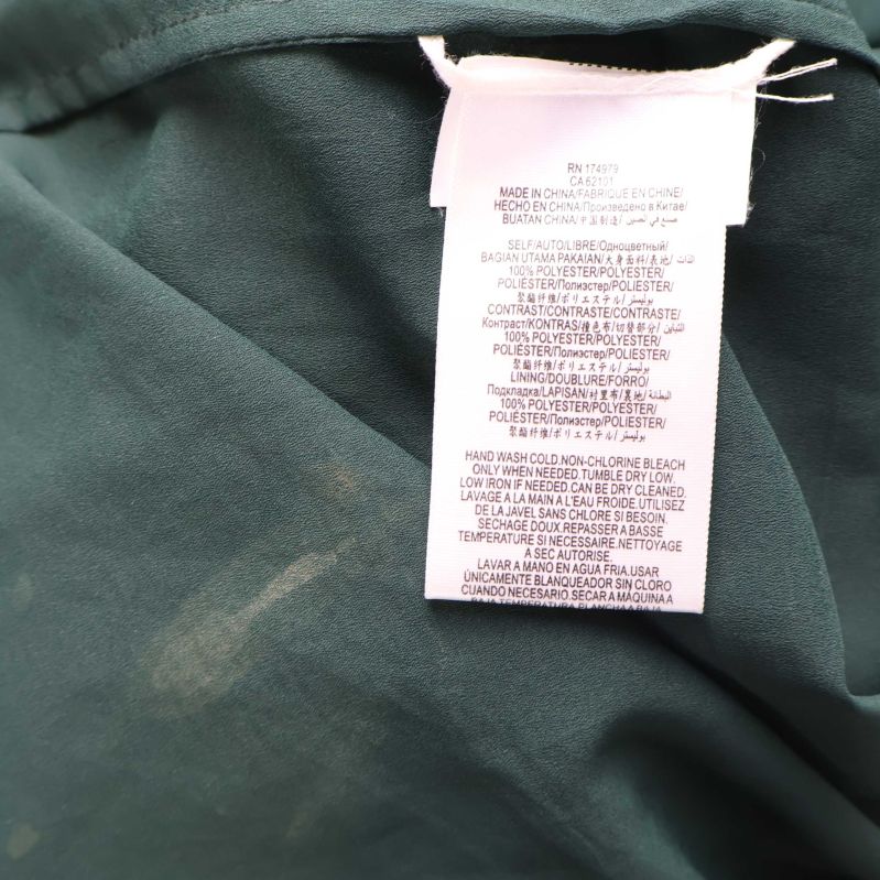 Materialinformation inuti kjolen