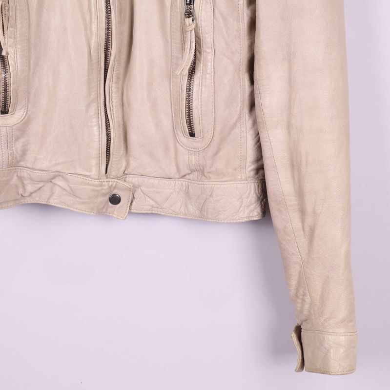 Dragkedjor och ärmslut detalj