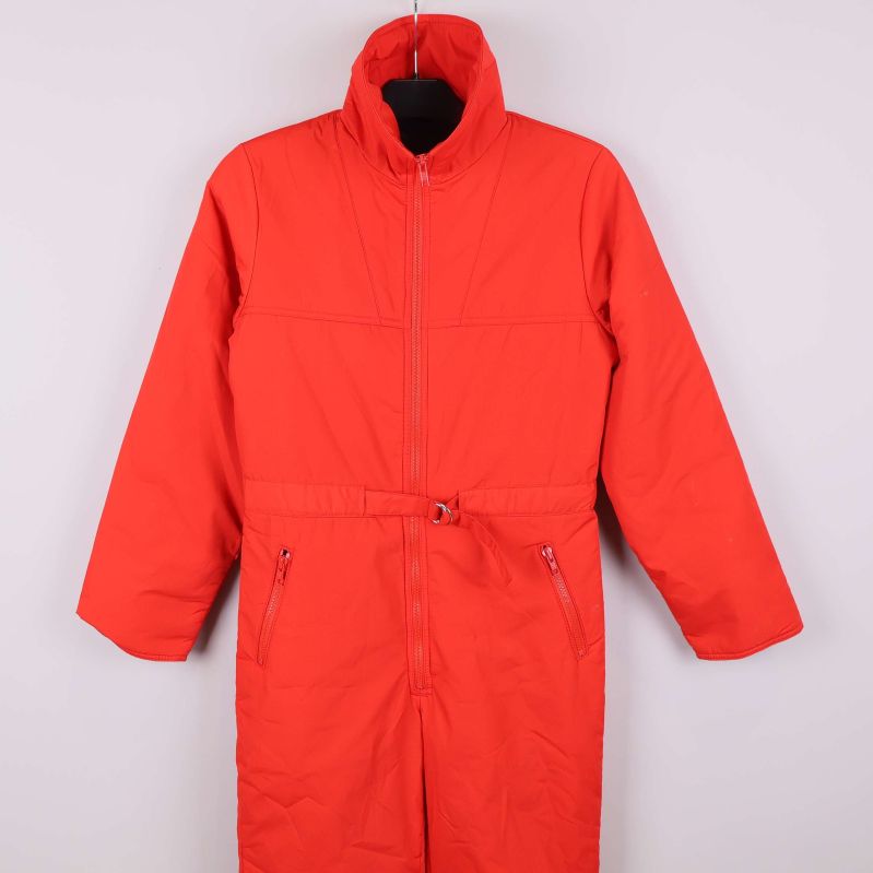 Överdel på overall med hög krage och dragkedja