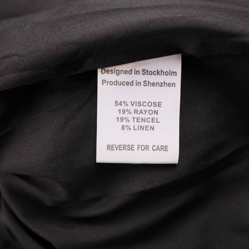 Materiallapp med sammansättning på svart tyg