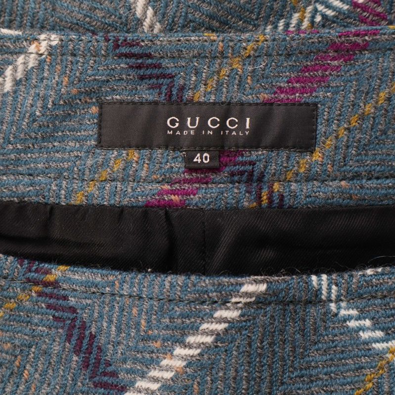 Gucci-etikett med storlek 40 i kjolens insida