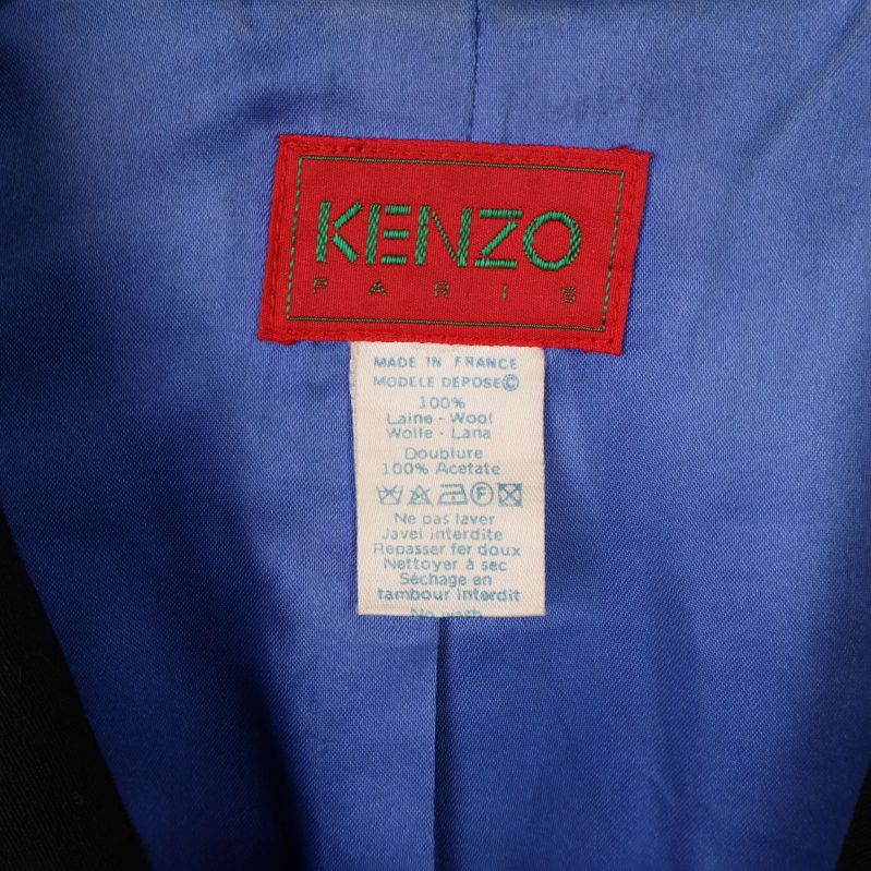 Kenzo etikett och materiallapp 