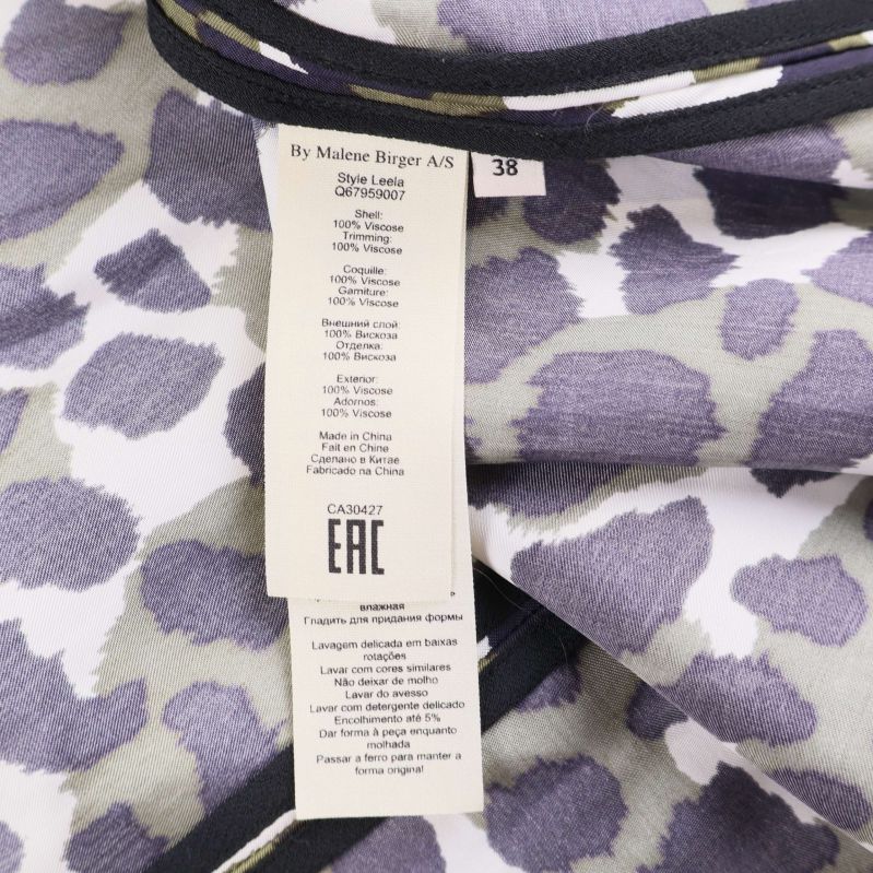 Materiallapp visar viskos och elastan