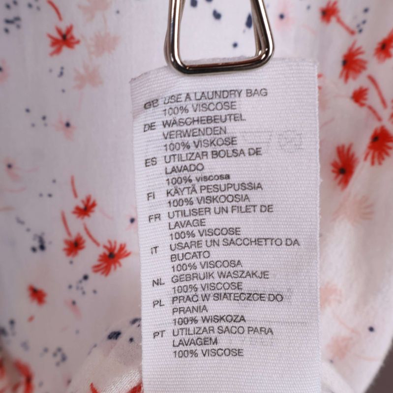 Materialetikett 100% viskos