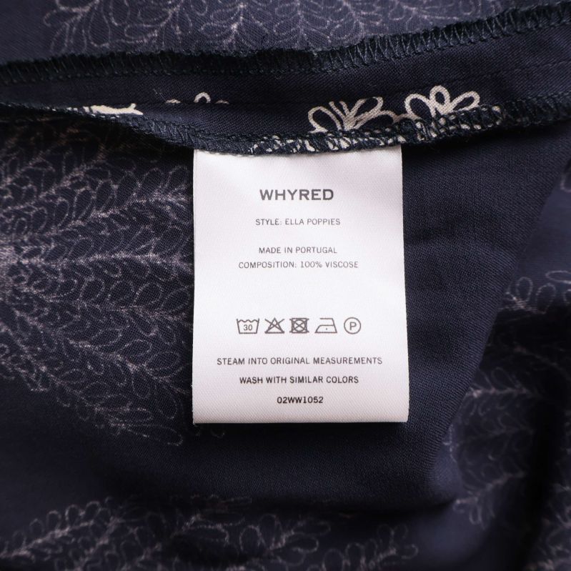 Materiallapp: 100% viskos, Whyred, tillverkad i Portugal