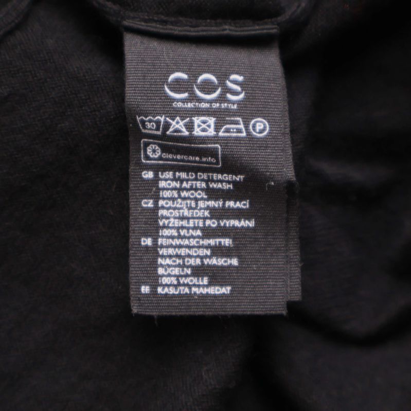 Materiallapp med tvättråd för klänning, 100% ull