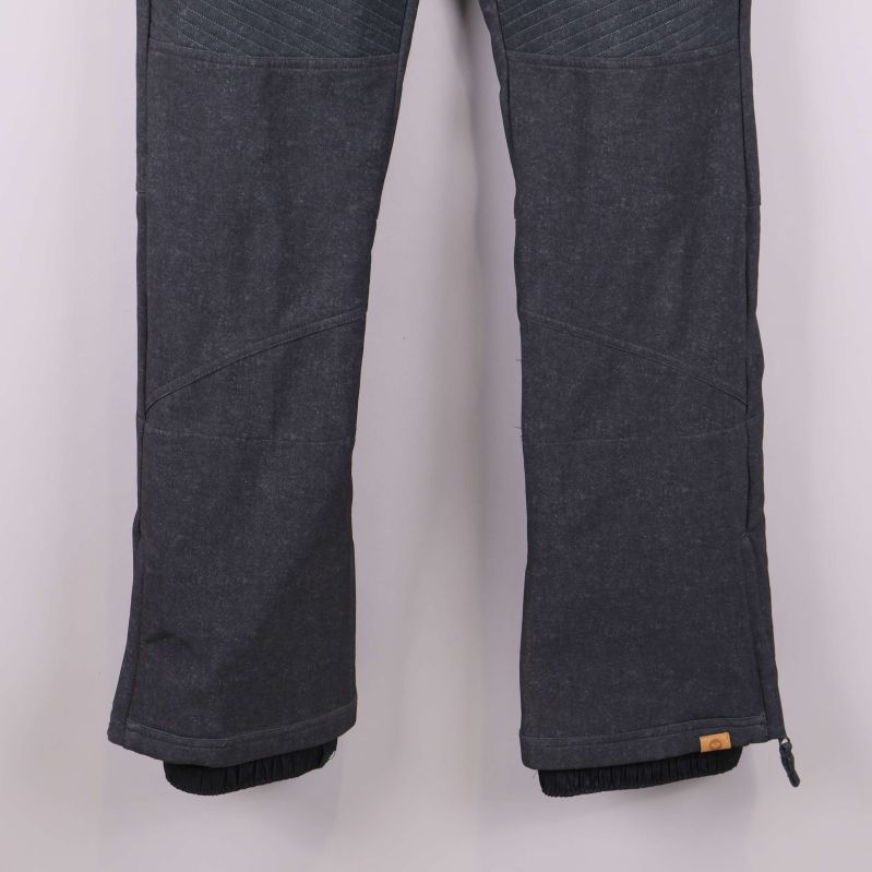 Nederdel av softshellbyxa med rak benslut och blixtlås