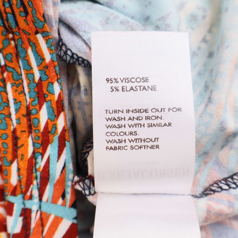 Materiallapp visar 95% viskos och 5% elastan