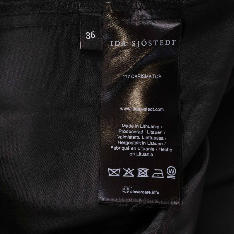 Materiallapp för Ida Sjöstedt topp, storlek 36