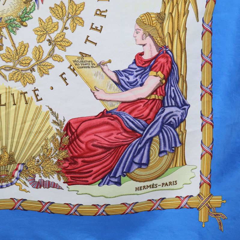 Närbild på Hermès-signatur