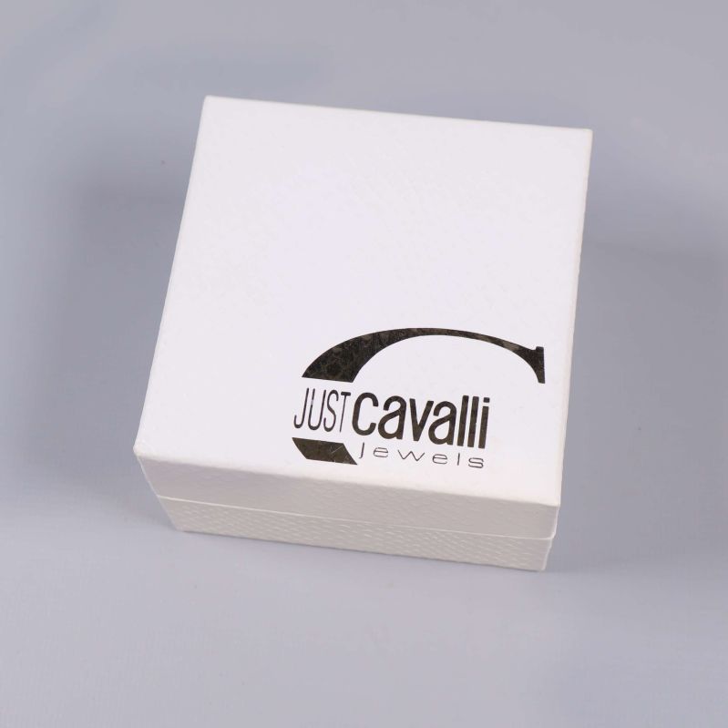 Vit ask med Just Cavalli Jewels-logga