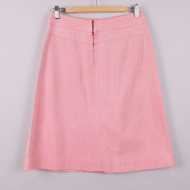 Rosa kjol med dragkedja