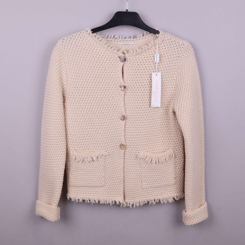 Elegant stickad kofta