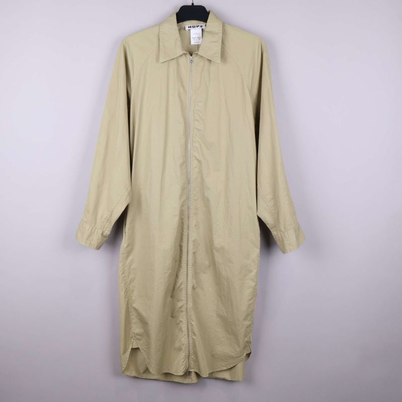 Lång trenchcoat design