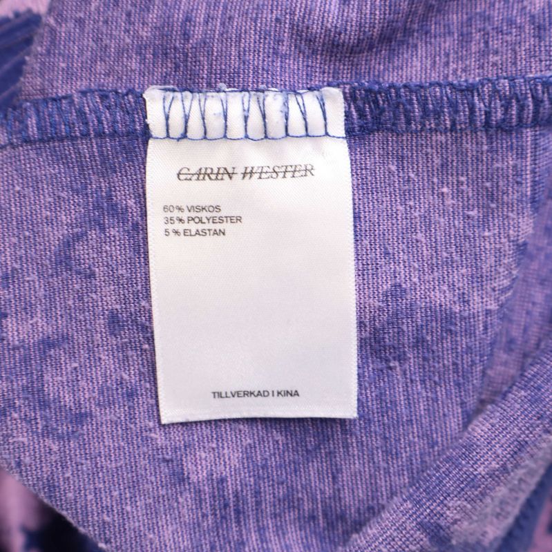 Materialinformation för klänningen