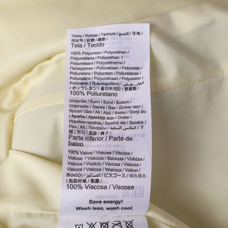 Materialinformation i kavaj