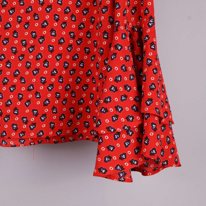 Detaljer på volangärmen