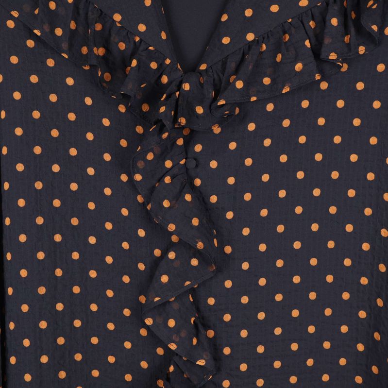 Detaljer på ruffles och mönster