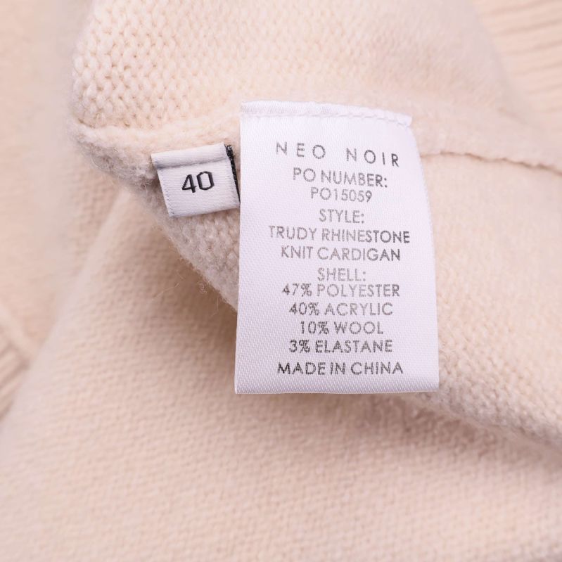 Materiallapp med Neo Noir och materialprocent