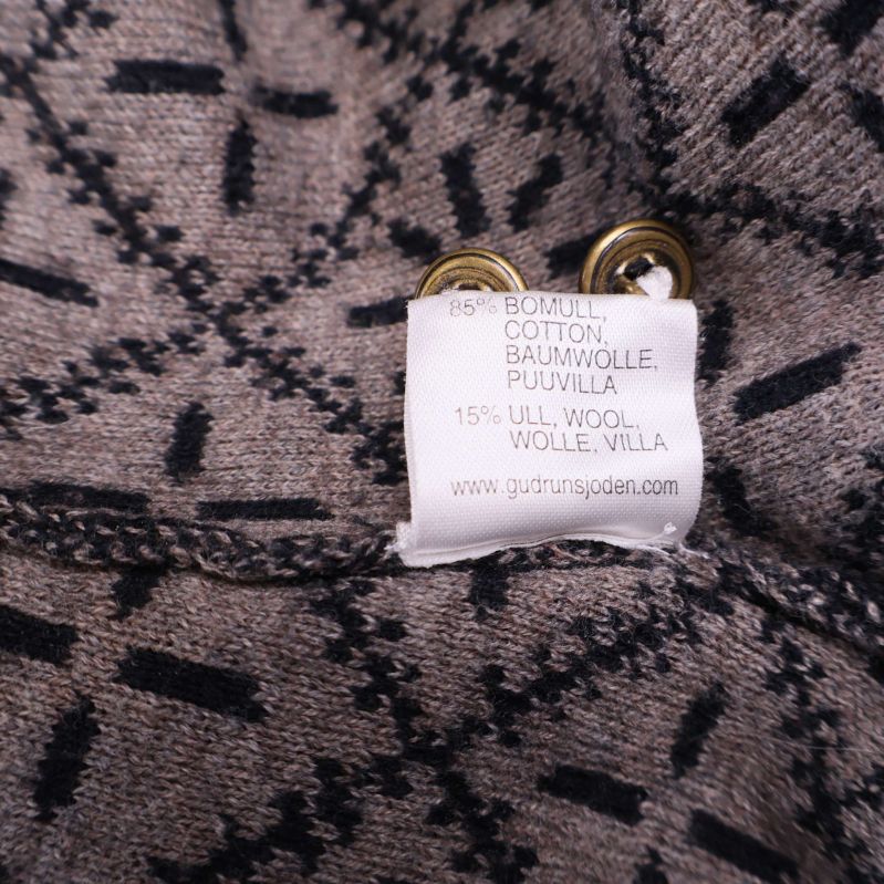 Materiallapp med komposition bomull och ull