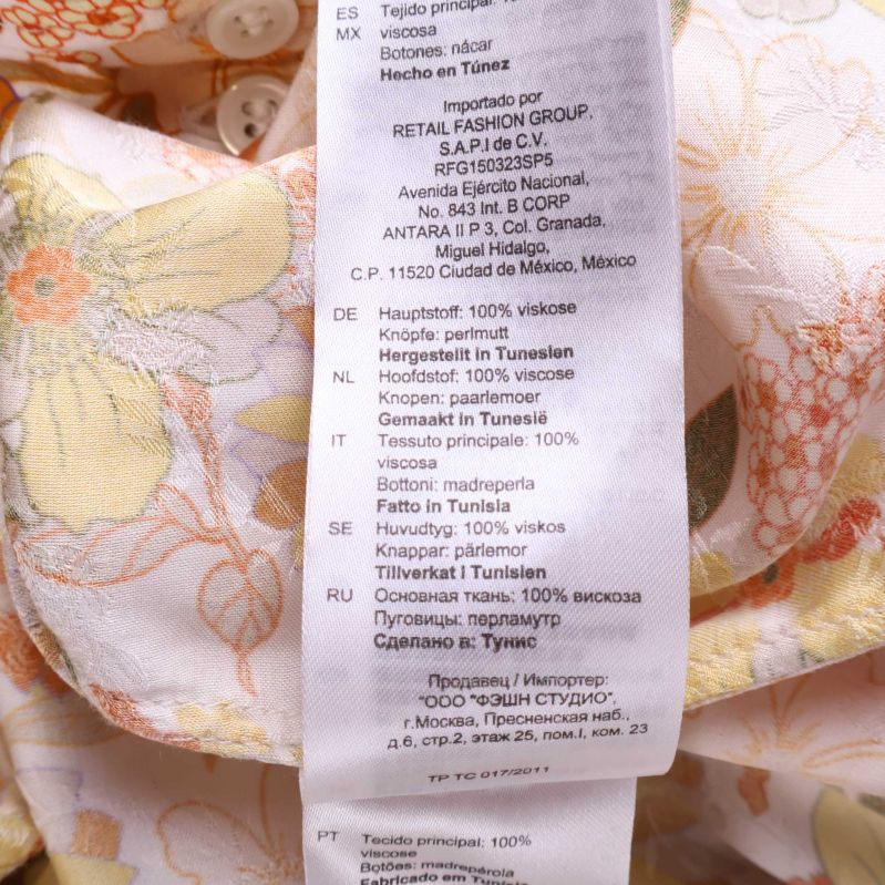 Materialetikett 100% viskos