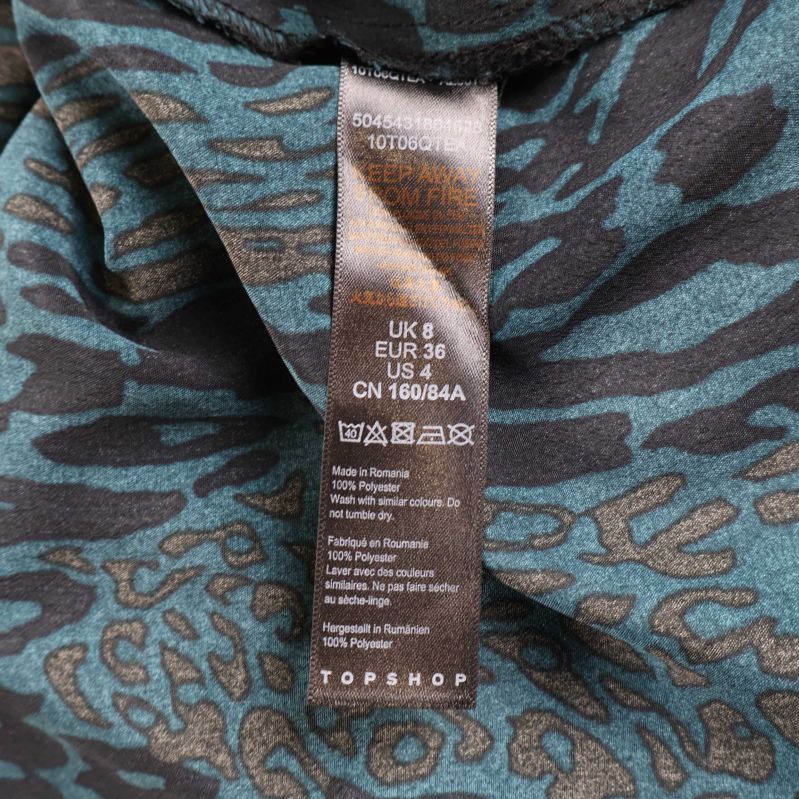 Materialinfo och storlekslapp