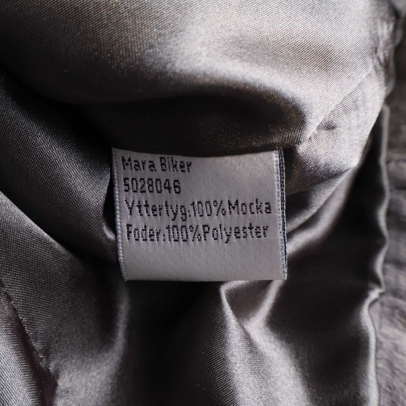 Materialinfo mocka och polyester