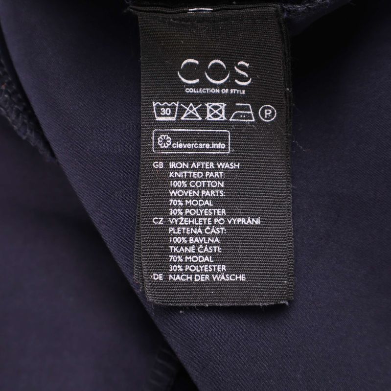 Materialinfo: bomull, modal, polyester