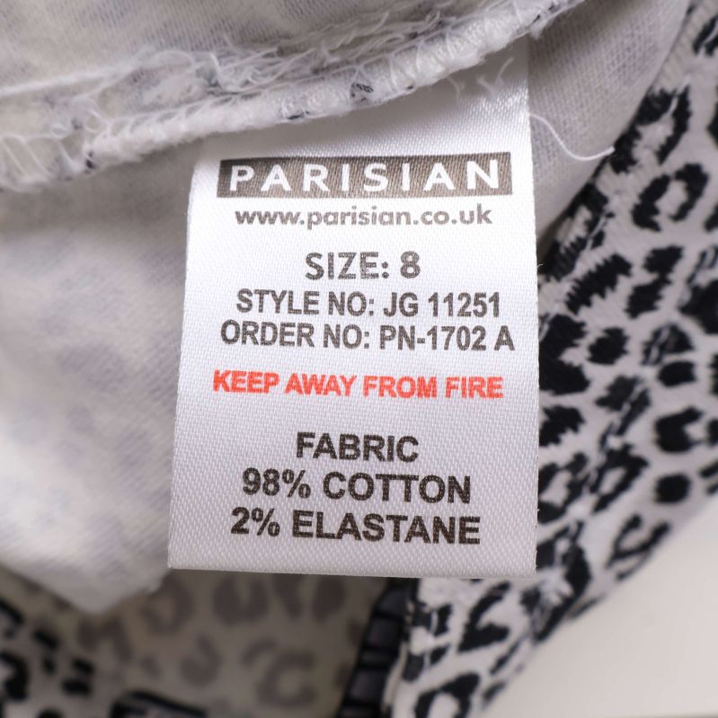 Materialinnehåll på etikett