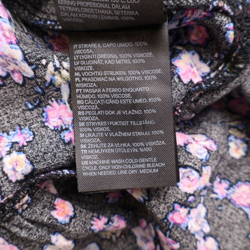 Materialinformation på etikett