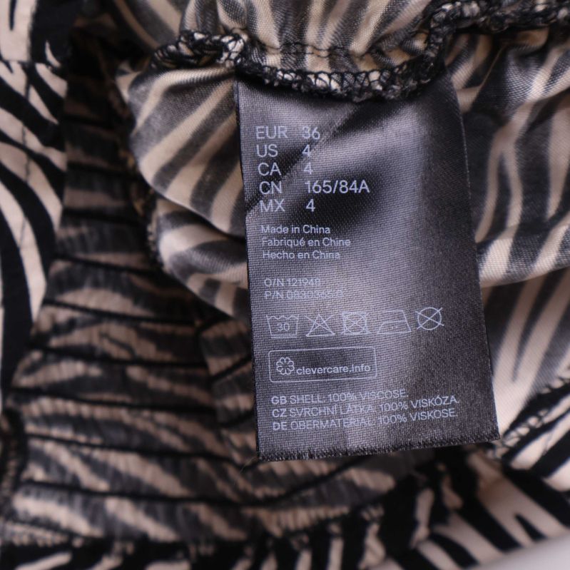 Materialetikett 100% viskos