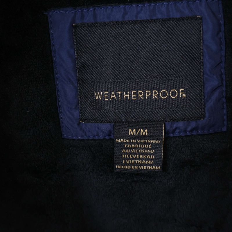 Weatherproof logotyp på insidan av västen