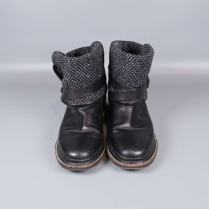 Biker boots, frontvy 