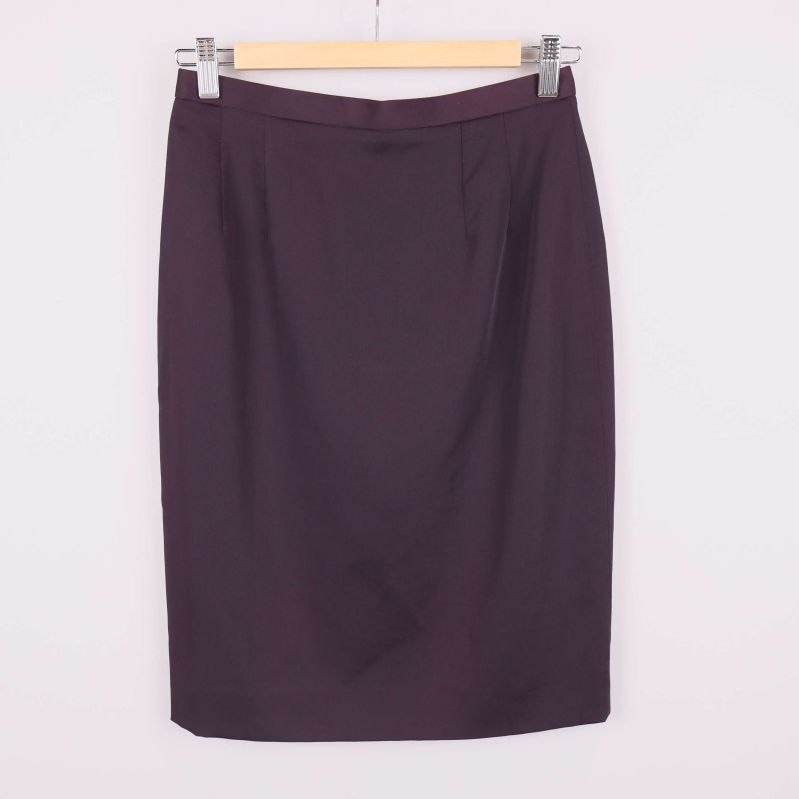 Rak lila kjol, pennkjol