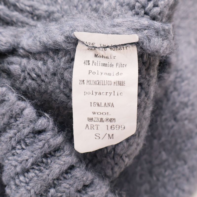 Materiallapp som visar materialblandning med ull och mohair