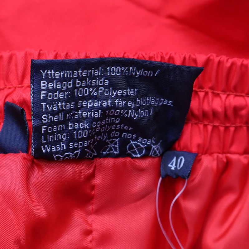 Materiallapp med nylon och polyesterinnehåll