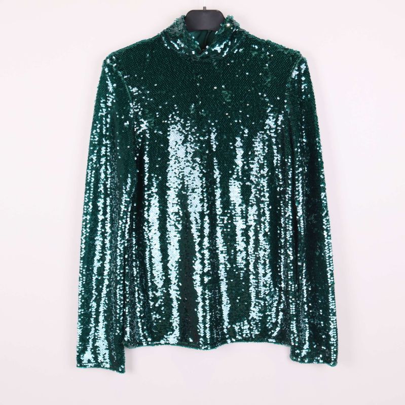 Glittrande paljettopp framifrån